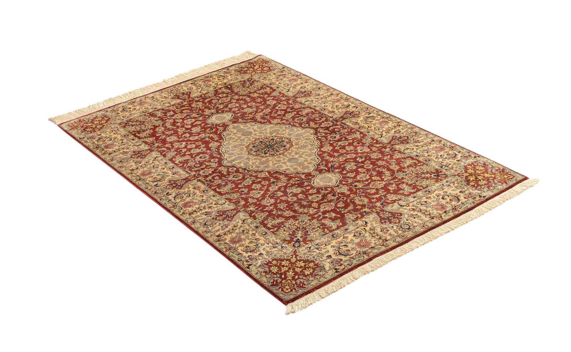 100cm x 155cm Ghom Silk Alfombra