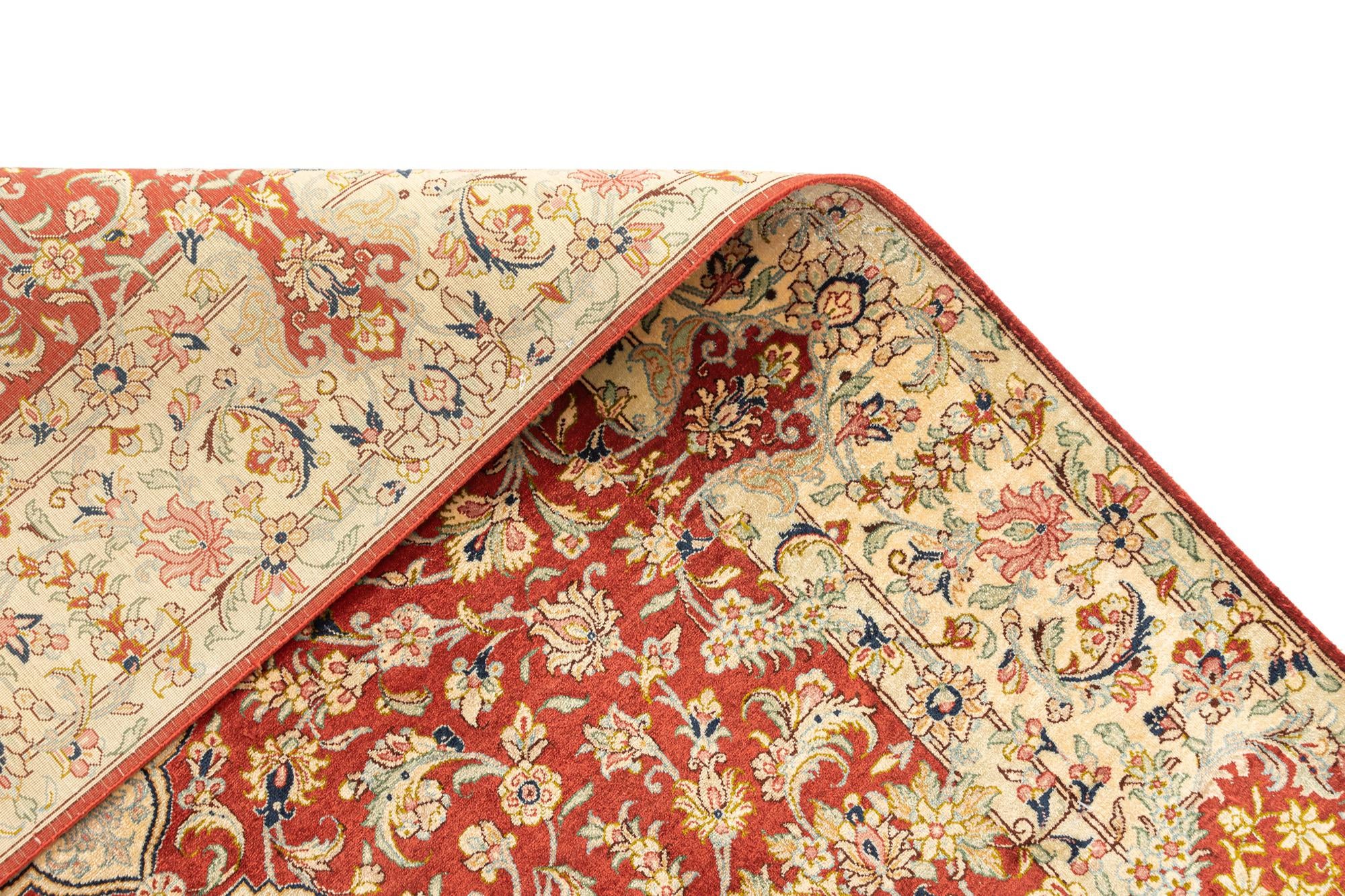 100cm x 155cm Ghom Silk Alfombra