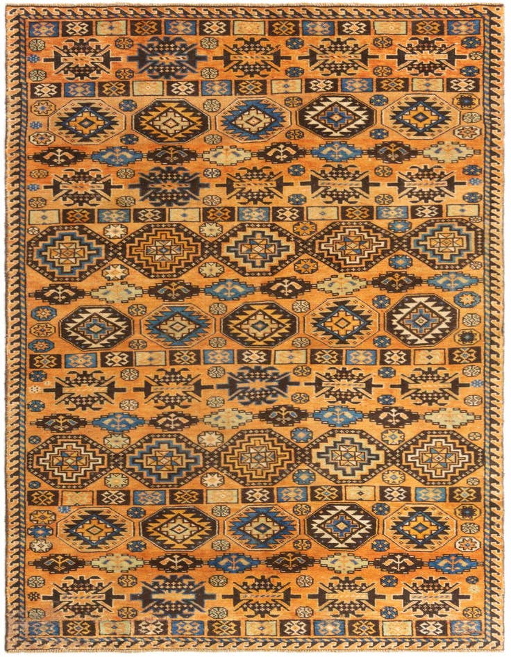 Detail image of 4' 1 x 8' 5 Hamedan Rug