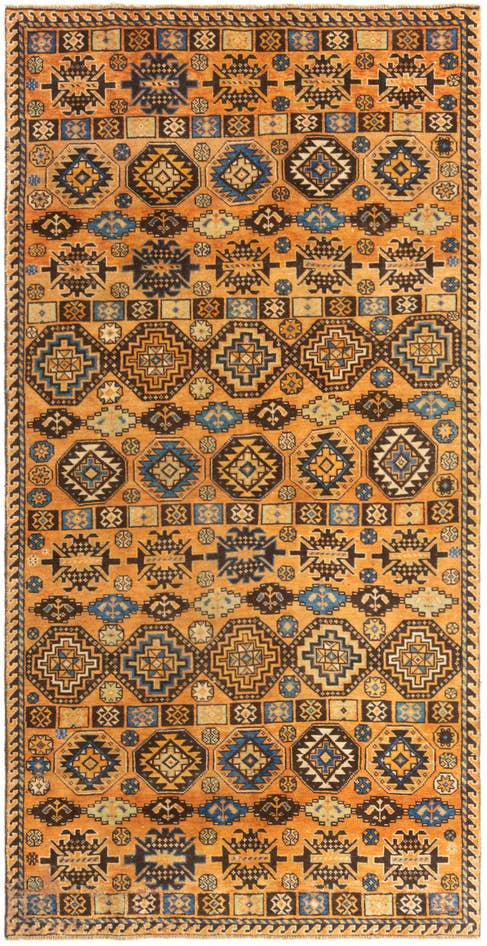 Detail image of 4' 1 x 8' 5 Hamedan Rug