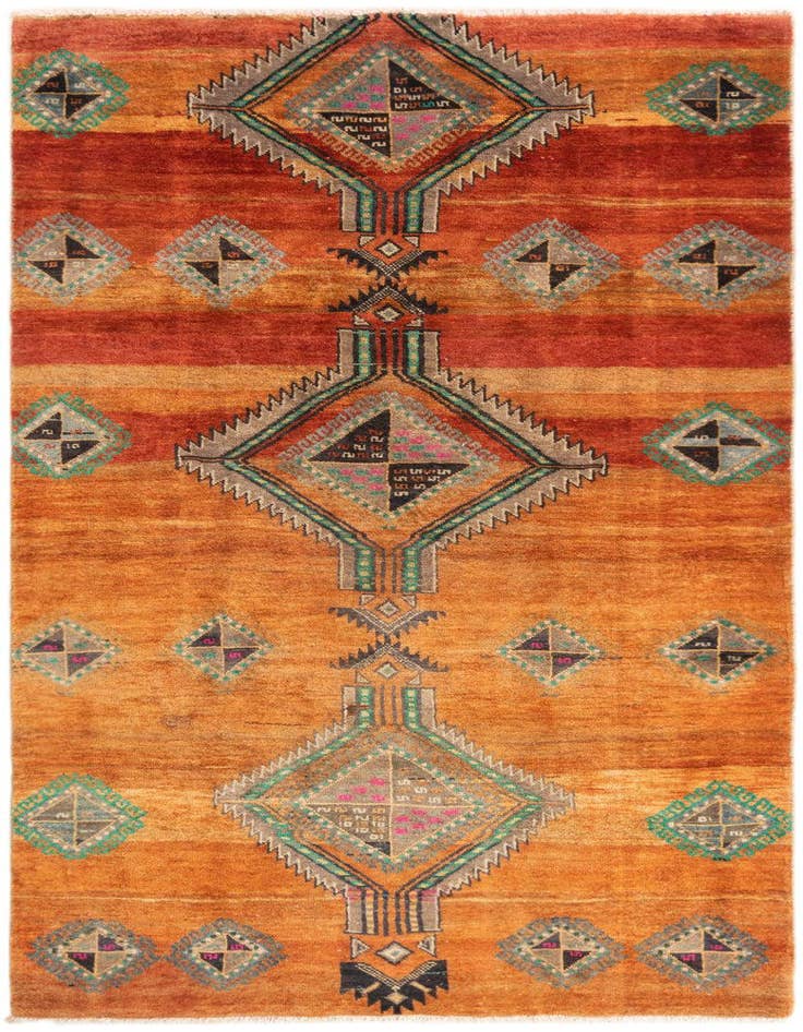 Detail image of 3' 9 x 7' 1 Hamedan Rug
