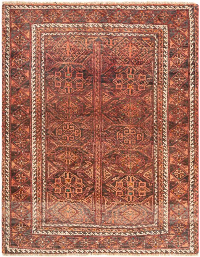 Detail image of 3' 7 x 4' 1 Hamedan Rug