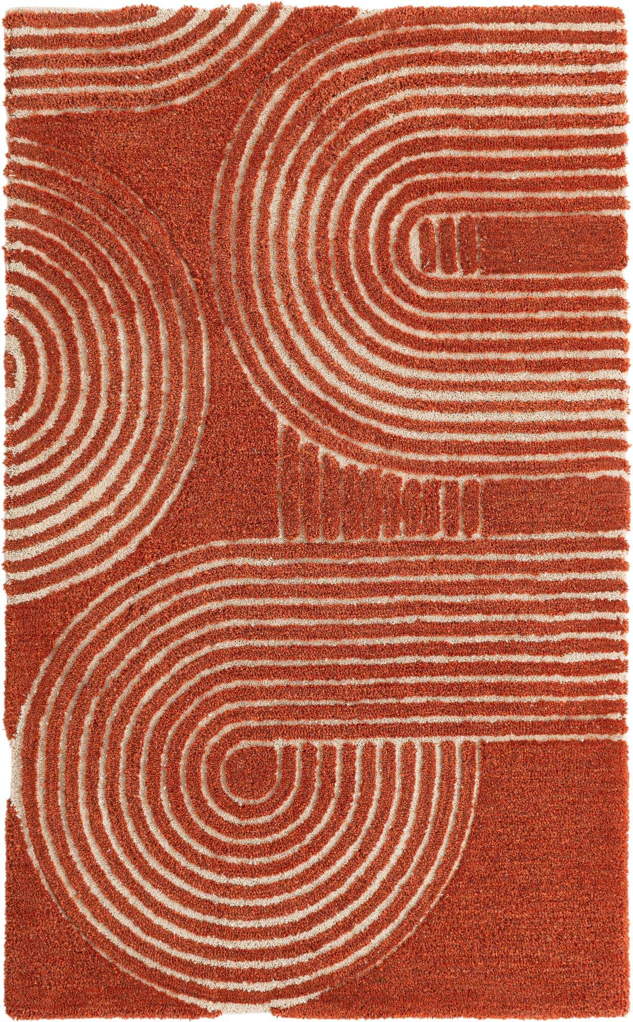 3' 3 x 5' 3 Handtufted Wool Rug