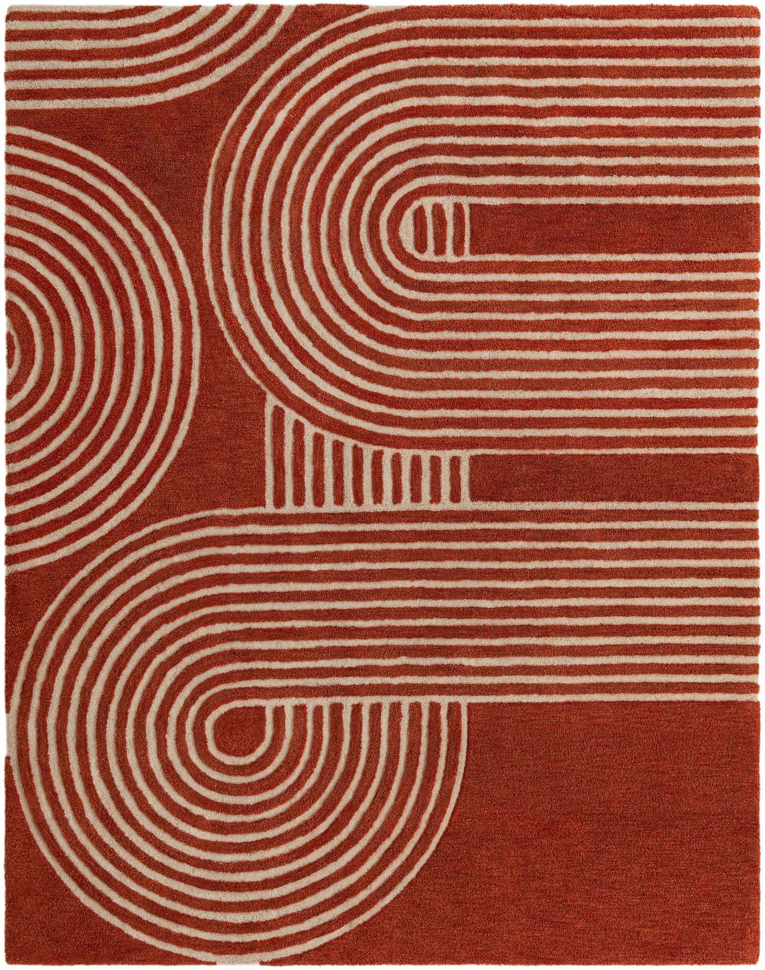 7' 10 x 10' Handtufted Wool Rug