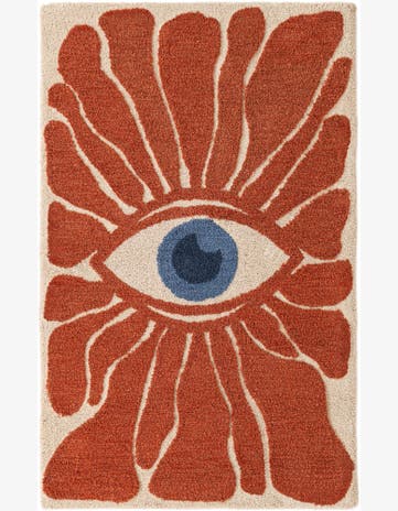 3' 3 x 5' 3 Handtufted Wool Rug