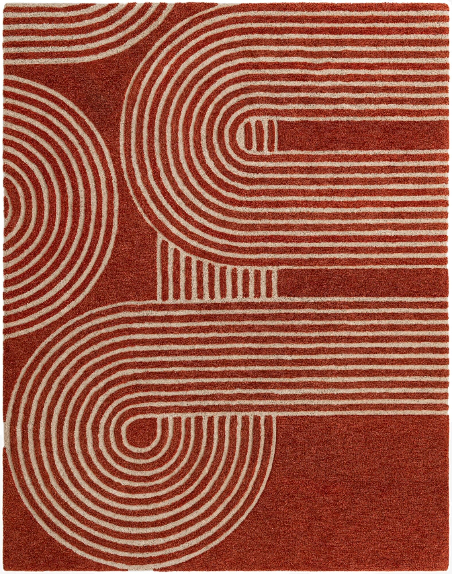 7' 10 x 10' Handtufted Wool Rug