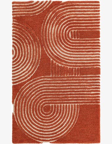 3' 3 x 5' 3 Handtufted Wool Rug