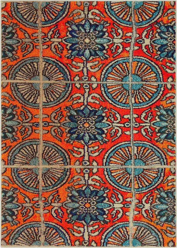 3' 3 x 5' 3 Washable Hyacinth Rug