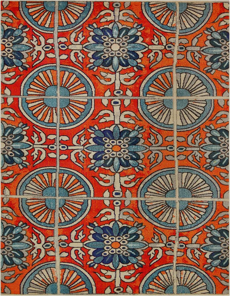 Detail image of 7' x 10' Washable Hyacinth Rug