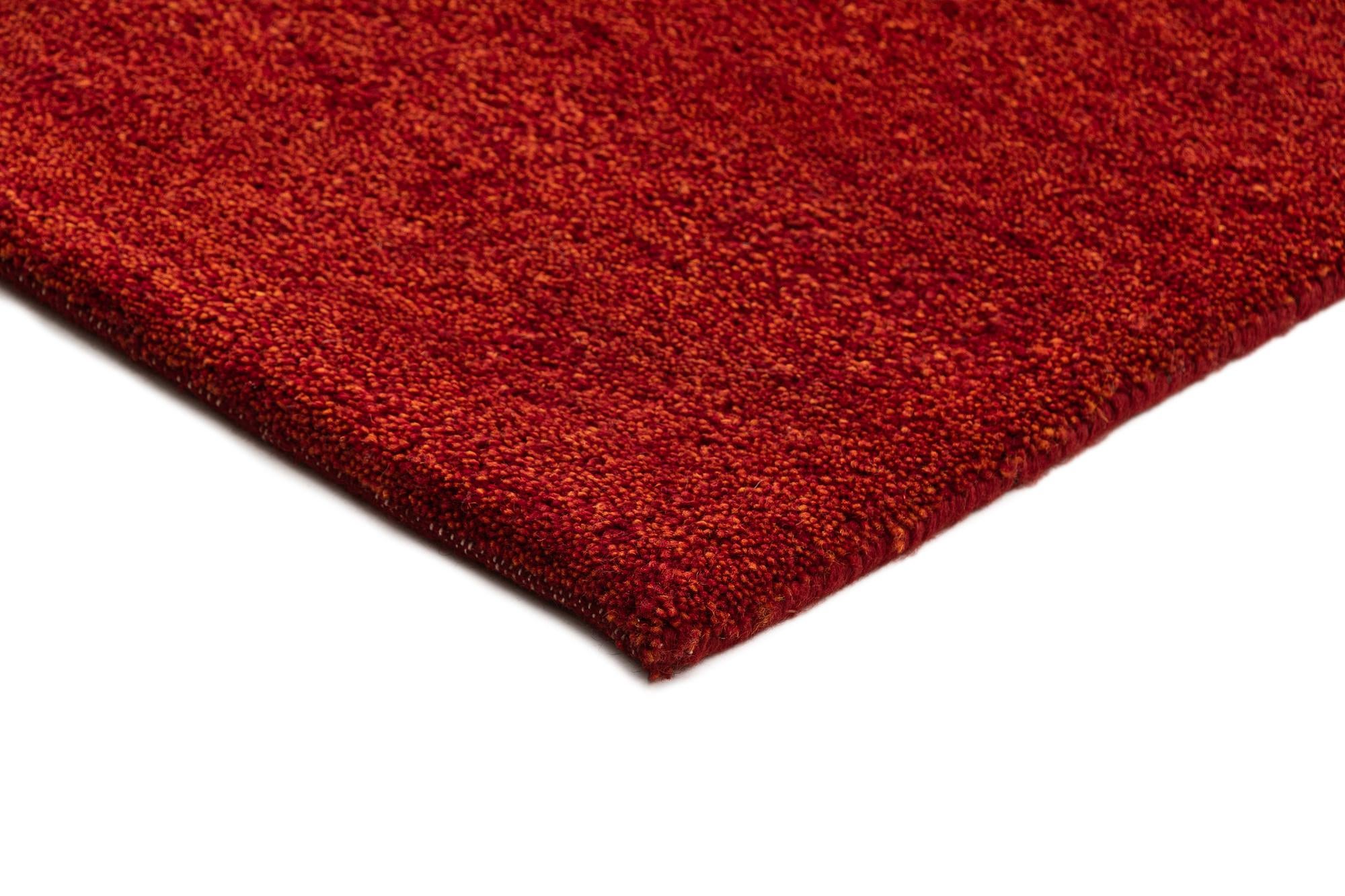 6' 7 x 9' 10 Hand Knotted Indo Gabbeh Wool Rug