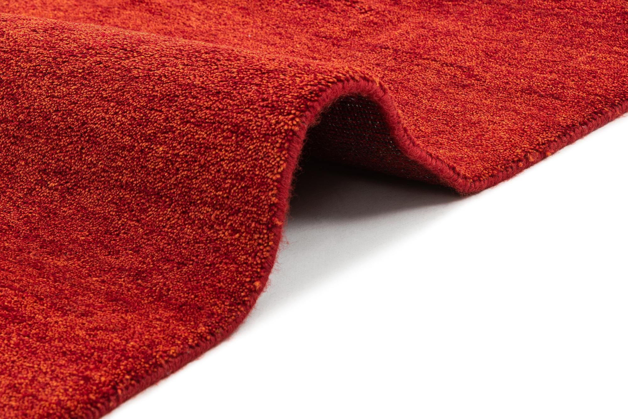 6' 7 x 9' 10 Hand Knotted Indo Gabbeh Wool Rug
