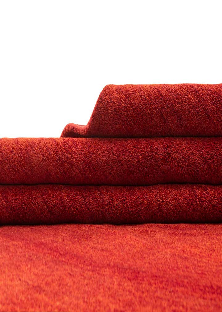 6' 7 x 9' 10 Hand Knotted Indo Gabbeh Wool Rug