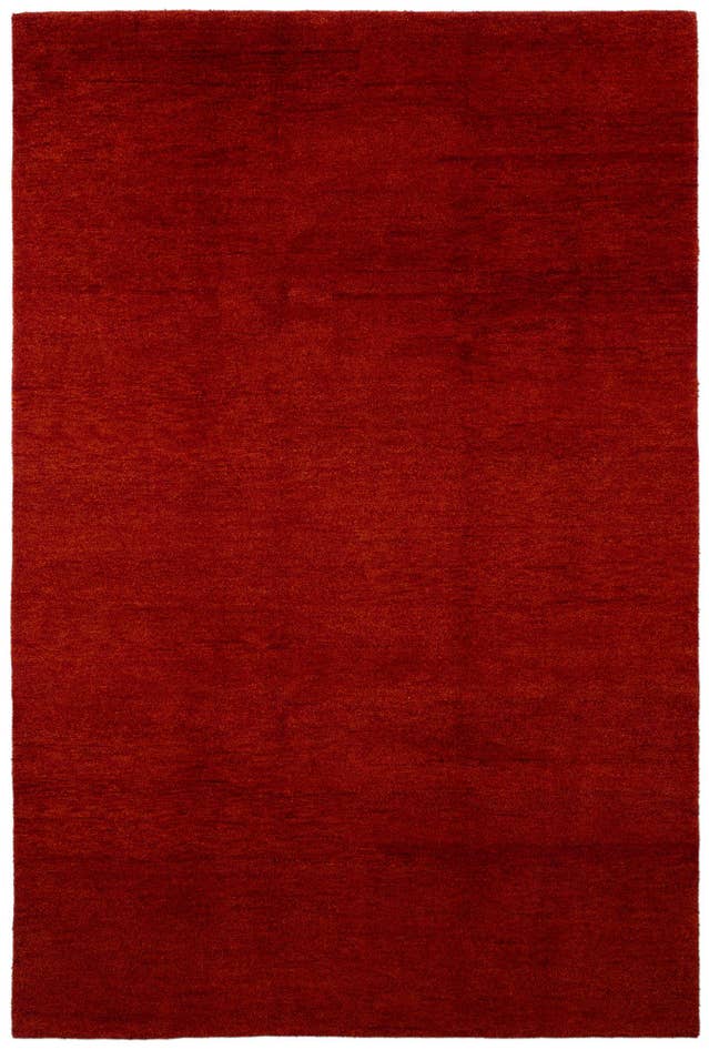 Detail image of 6' 7 x 9' 10 Hand Knotted Indo Gabbeh Wool Rug