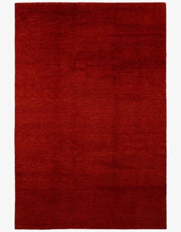 6' 7 x 9' 10 Hand Knotted Indo Gabbeh Wool Rug