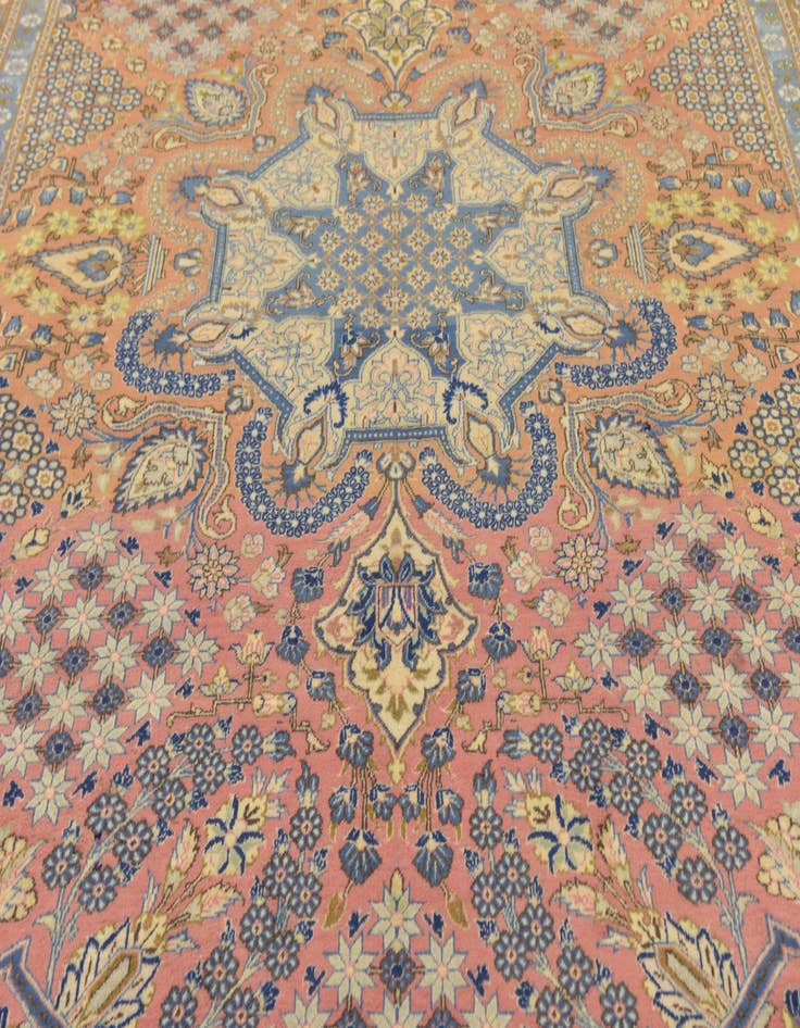 Detail image of 10' 2 x 13' 3 Hand Knotted Isfahan Persian Wool Rug