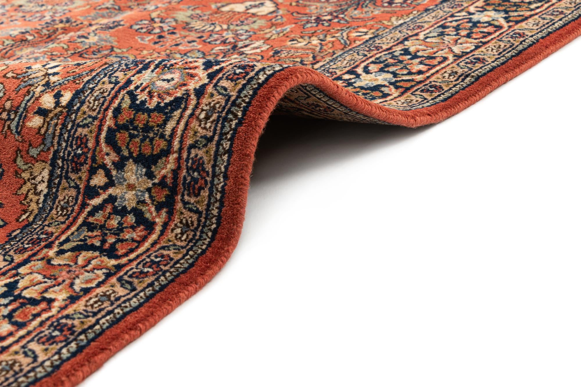4' 3 x 6' Hand Knotted Jaipur Wool Rug