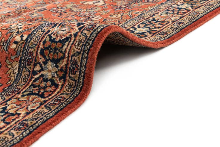 Detail image of 4' 3 x 6' Hand Knotted Jaipur Wool Rug