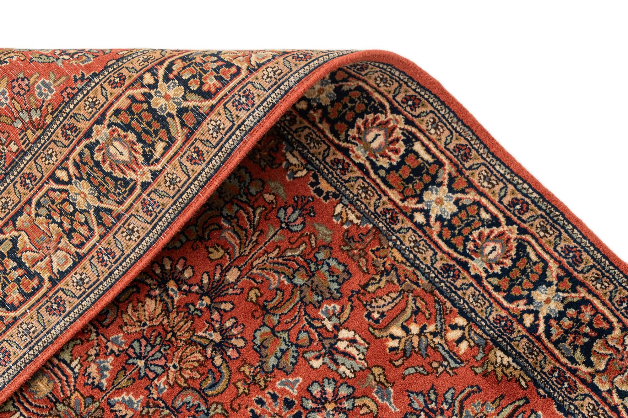 4' 3 x 6' Hand Knotted Jaipur Wool Rug