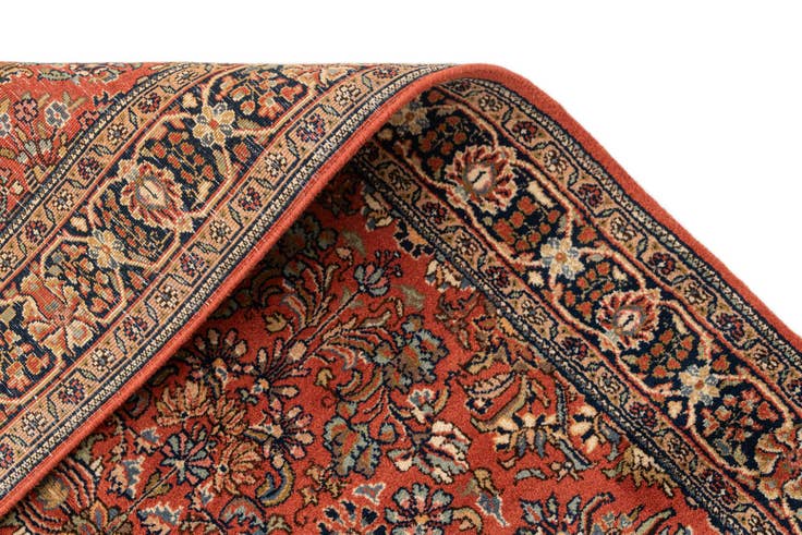 Detail image of 4' 3 x 6' Hand Knotted Jaipur Wool Rug