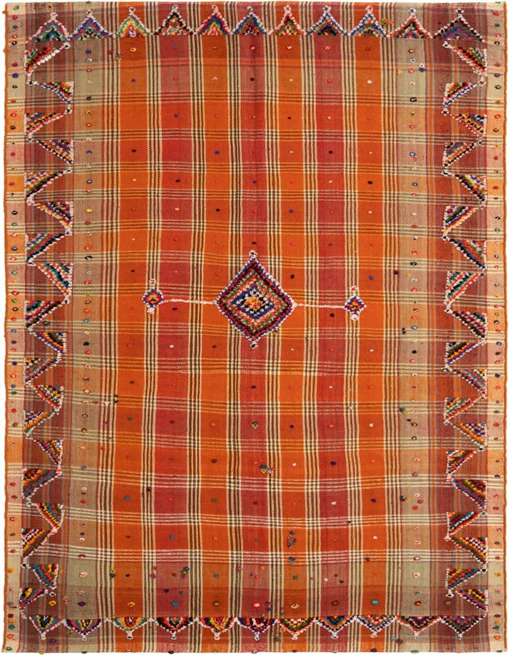 Detail image of 5' 1 x 8' 3 Jajim Rug