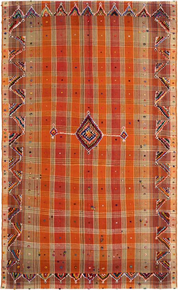 Detail image of 5' 1 x 8' 3 Jajim Rug