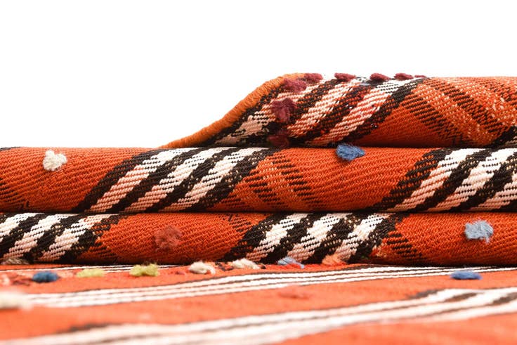Detail image of 4' 8 x 6' 6 Jajim Rug