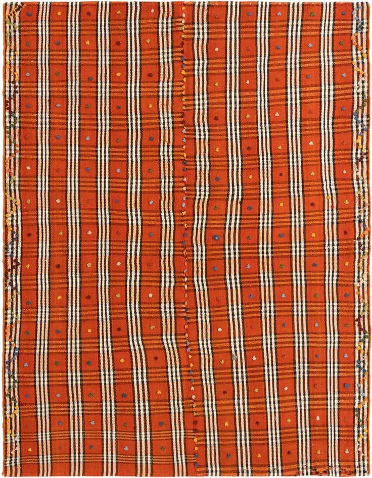 Detail image of 4' 8 x 6' 6 Jajim Rug