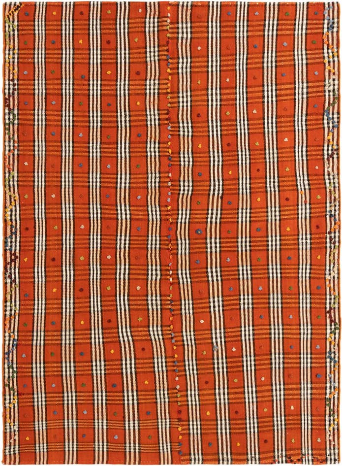 Detail image of 4' 8 x 6' 6 Jajim Rug