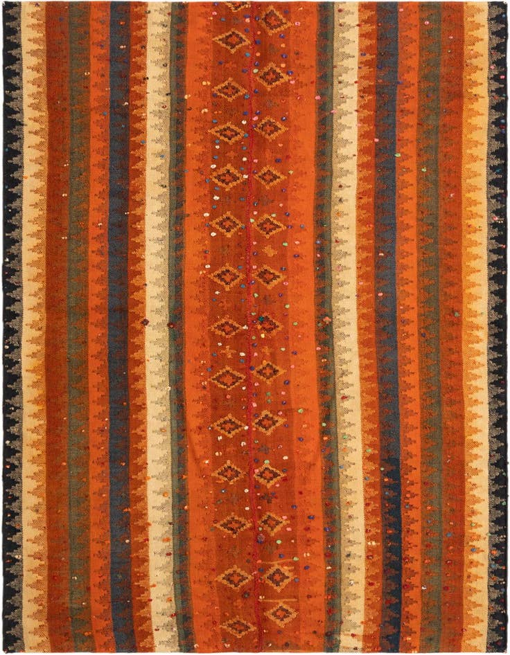 Detail image of 4' 9 x 6' 11 Jajim Rug