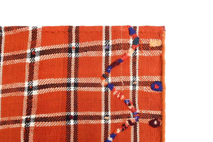 Detail image of 4' 7 x 6' Jajim Rug
