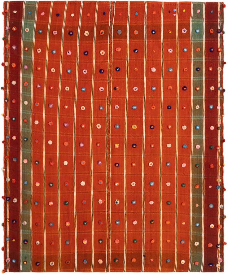 Detail image of 5' 1 x 6' 2 Jajim Rug