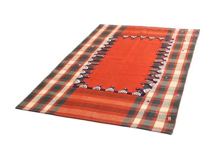 Detail image of 4' 8 x 6' 11 Jajim Rug