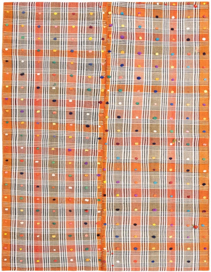Detail image of 4' 9 x 7' 5 Jajim Rug