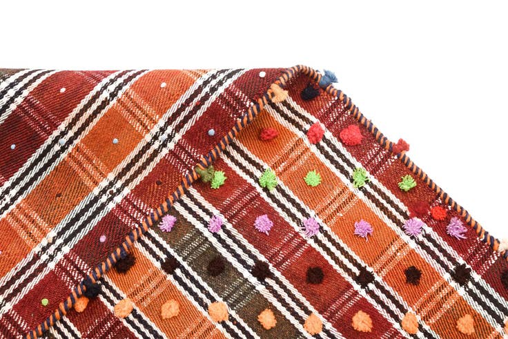 Detail image of 4' 10 x 7' Jajim Rug