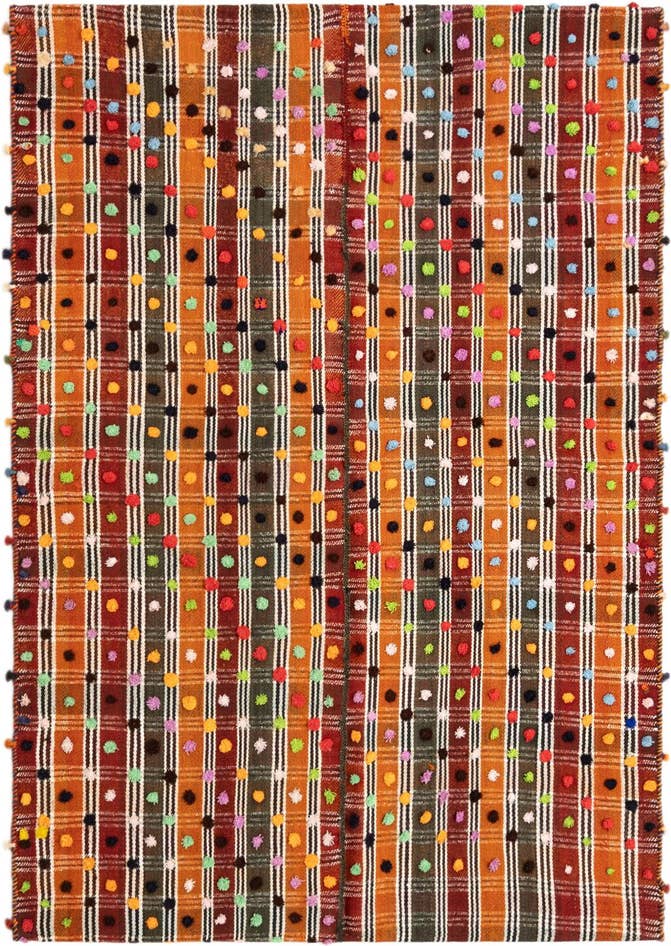 Detail image of 4' 10 x 7' Jajim Rug