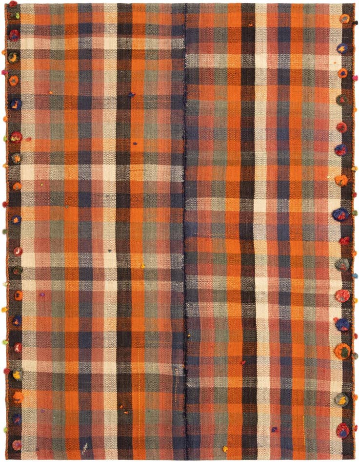 Detail image of 4' 8 x 6' 2 Jajim Rug