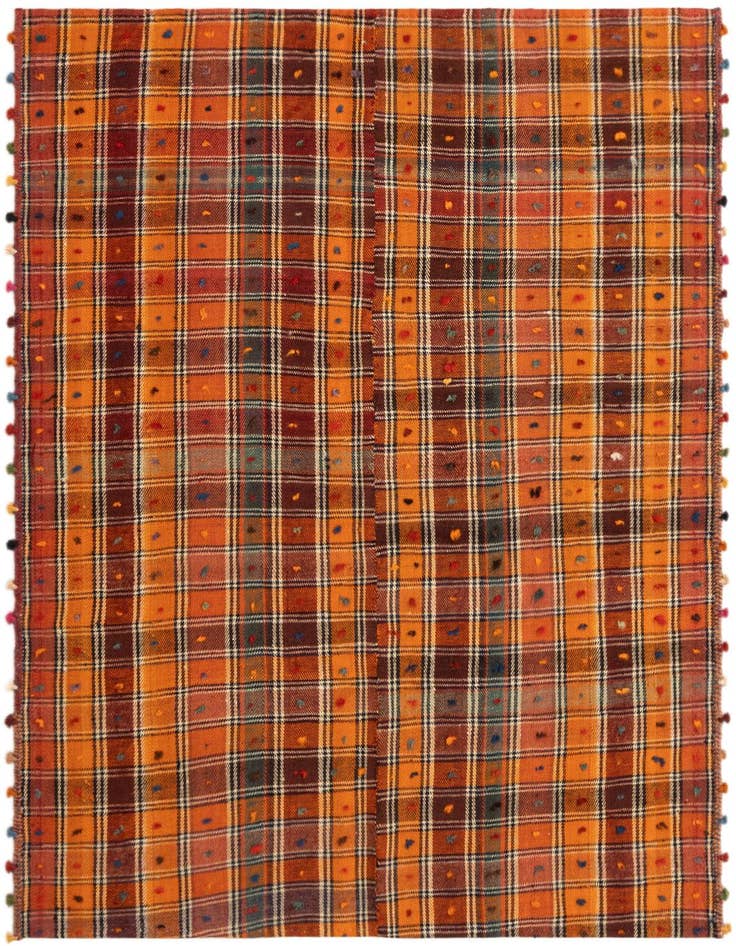Detail image of 4' 9 x 5' 10 Jajim Rug