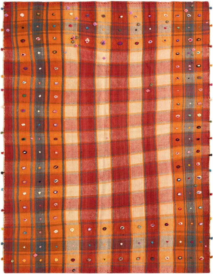 Detail image of 4' 8 x 7' 5 Jajim Rug