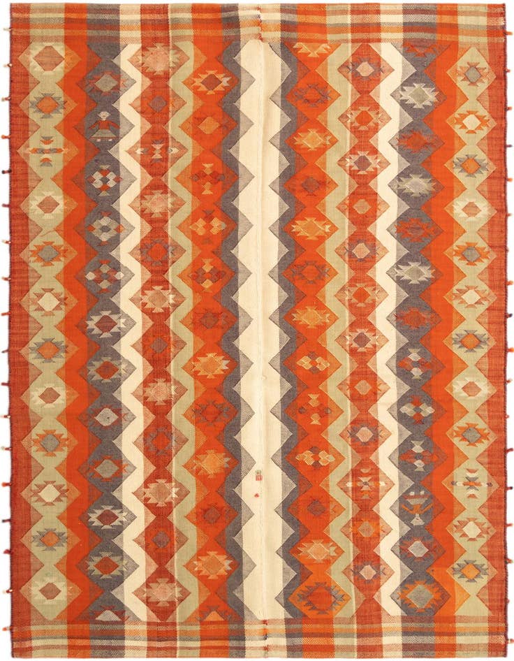 Detail image of 4' 8 x 7' 1 Jajim Rug