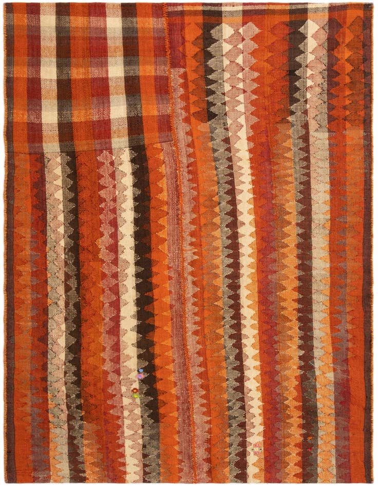 Detail image of 4' 4 x 7' 7 Jajim Rug
