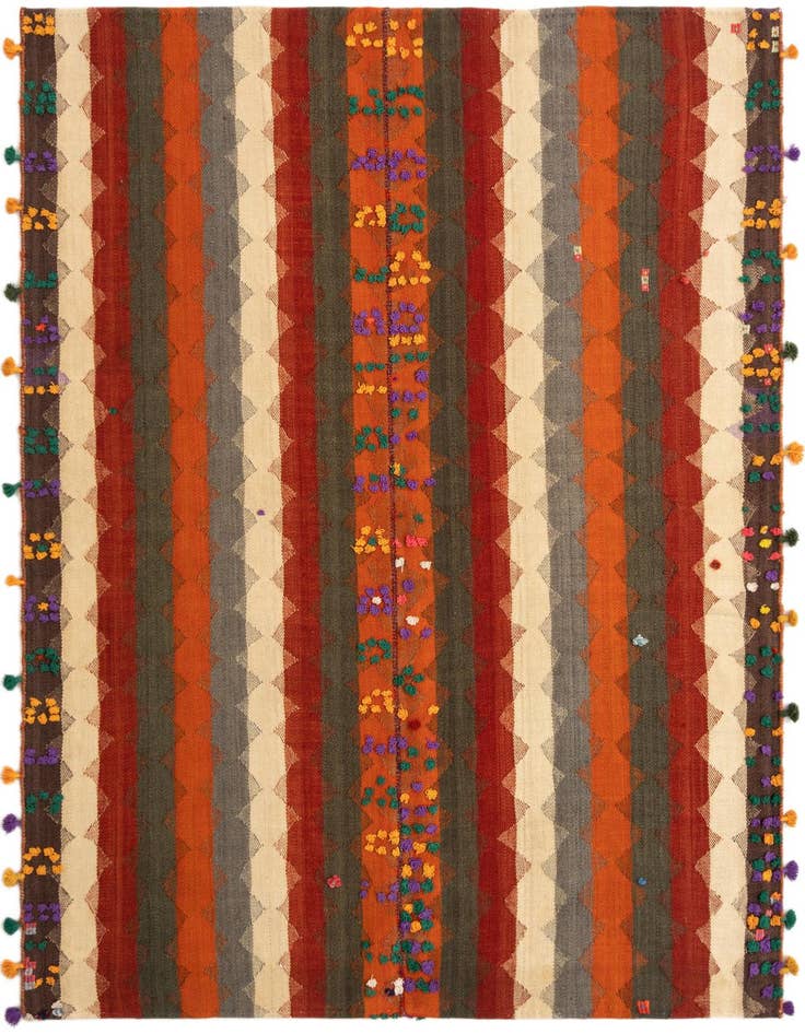 Detail image of 5' 1 x 6' 8 Jajim Rug