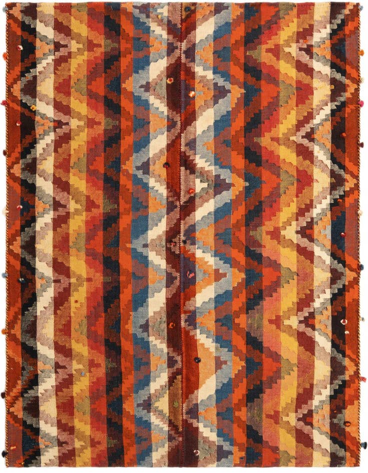 Detail image of 5' 1 x 5' 11 Jajim Rug