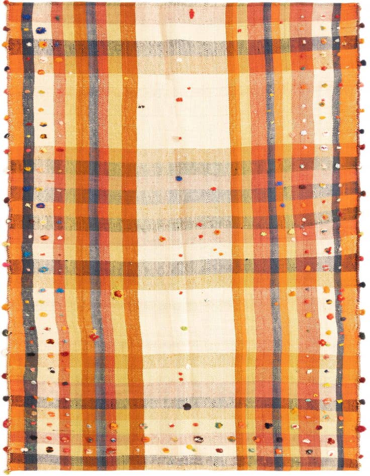 Detail image of 3' 10 x 6' 9 Jajim Rug