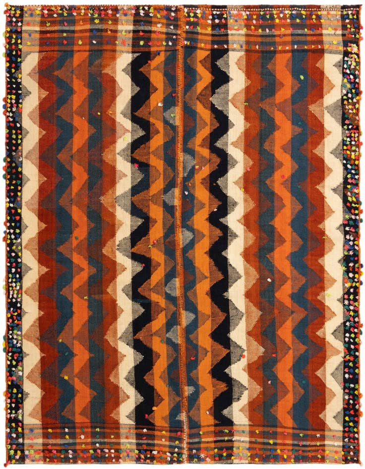 Detail image of 5' 8 x 7' 2 Jajim Rug