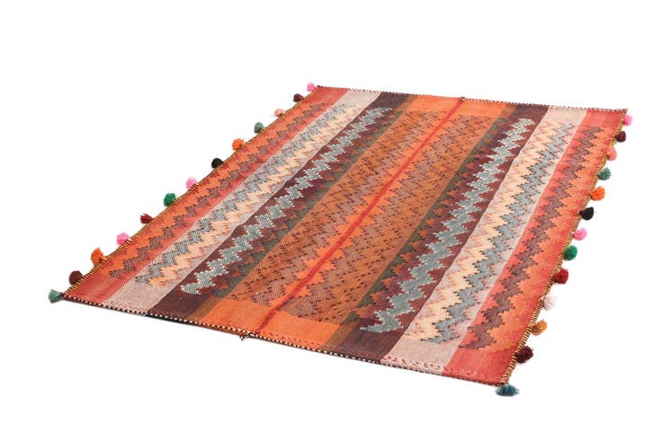 Detail image of 4' 10 x 6' 6 Jajim Rug