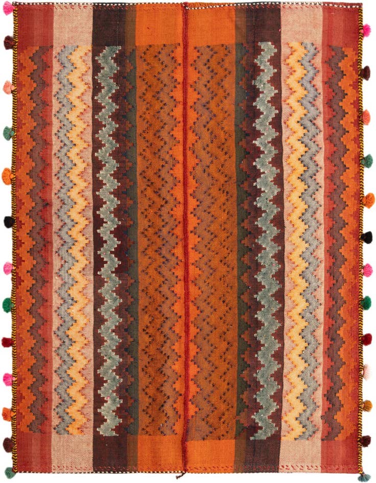 Detail image of 4' 10 x 6' 6 Jajim Rug