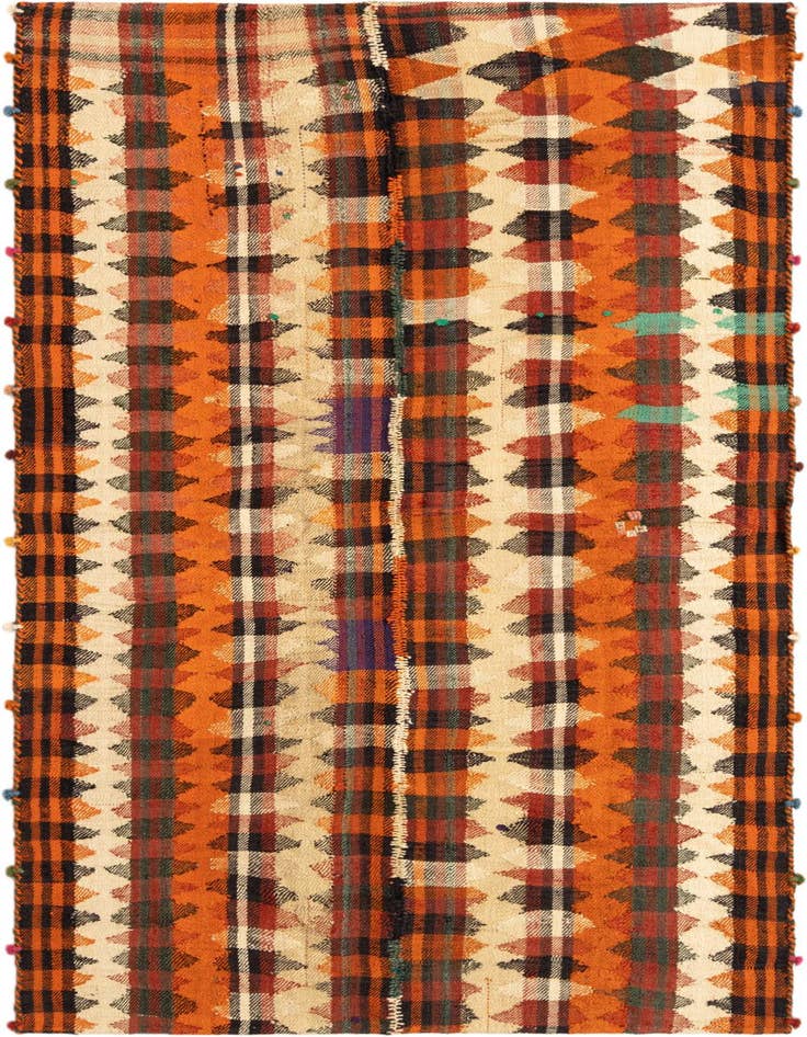 Detail image of 4' 1 x 7' 7 Jajim Rug