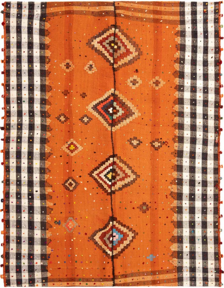 Detail image of 5' 3 x 6' 8 Jajim Rug