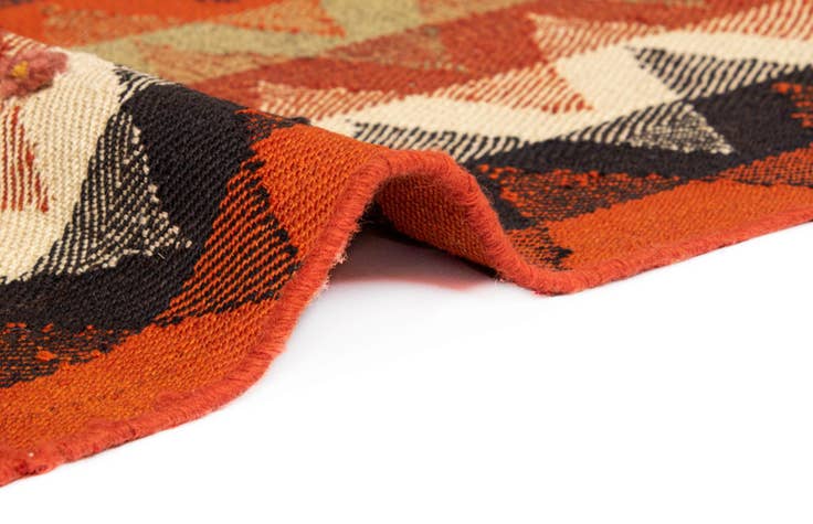 Detail image of 4' 3 x 6' 8 Jajim Wool Rug