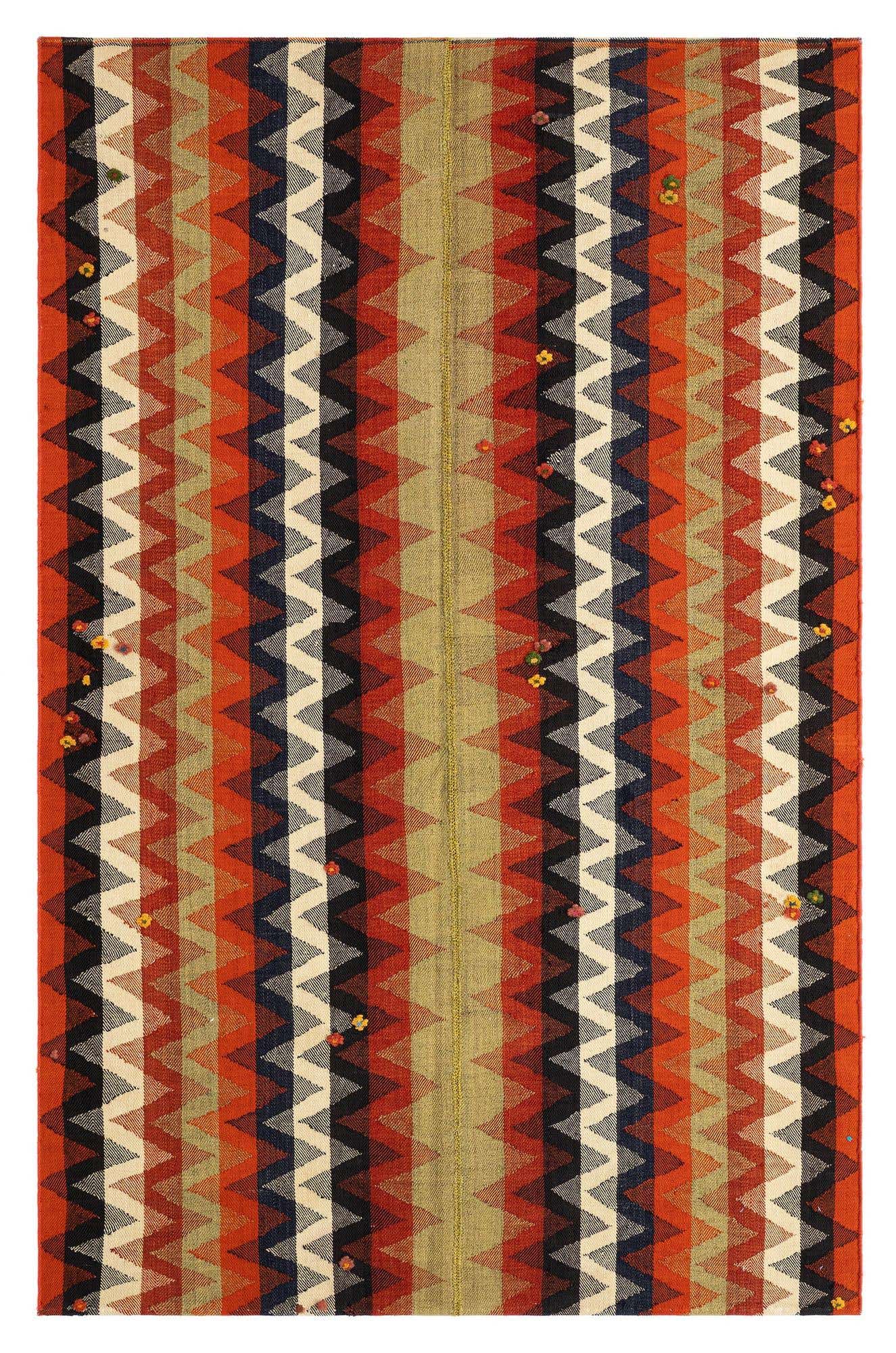 4' 3 x 6' 8 Jajim Wool Rug